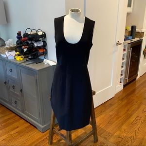 L'agence Knee-Length Black Dress NWOT